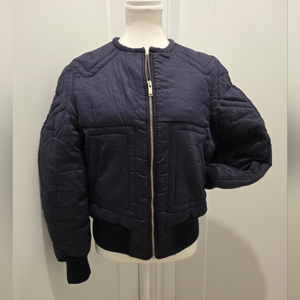 Isabel Marant Étoile Navy Blue Bomber Jacket EUC - Picture 3 of 17
